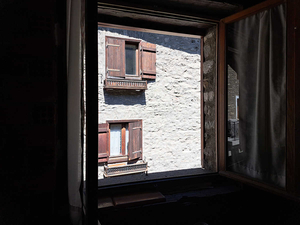 La Salle Les Champ:Chalet da ristrutturare: vista