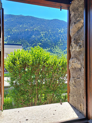 La Salle Les Champ:Chalet da ristrutturare: vista