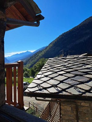 Morgex rustico: terrazza balconi giardino: vista