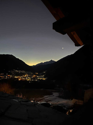 Morgex rustico: terrazza balconi giardino: vista
