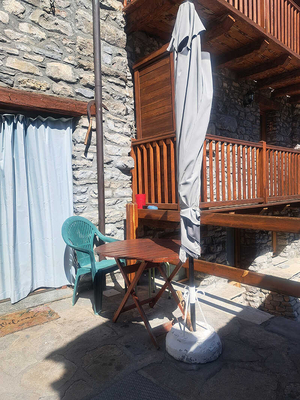 Morgex rustico: terrazza balconi giardino: terrazza