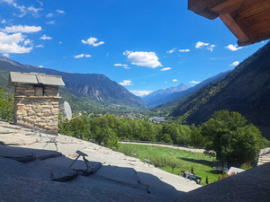 Morgex rustico: terrazza balconi giardino: vista