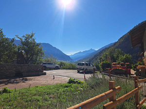 Morgex rustico: terrazza balconi giardino: vista