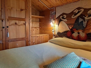 La Salle,:chalet nel bosco: matrimoniale