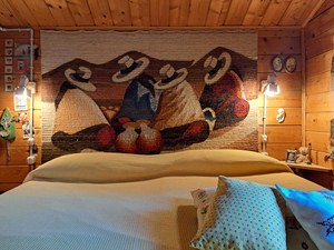 La Salle,:chalet nel bosco: matrimoniale