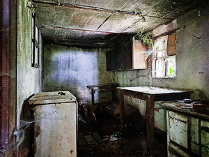 Doues/Roisan, casa colonica da ristrutturare: interni